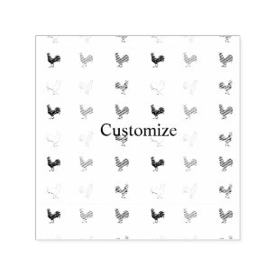 Carimbo Auto Entintado Galinha Hens Thunder_Cove 