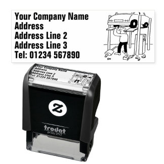 Carimbo Auto Entintado Garagem de reparos e manutenção de veículos