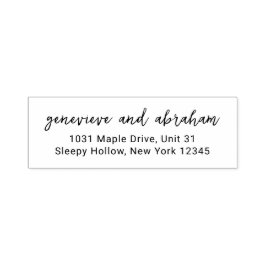 Carimbo Auto Entintado Genevieve Modern Wedding