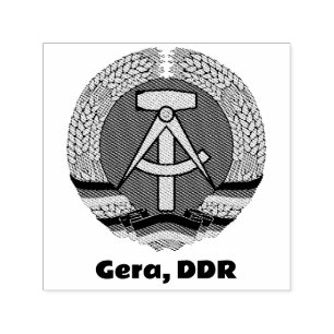 Carimbo Auto Entintado Gera, Alemanha Oriental - DDR GDR Ostdeutschland
