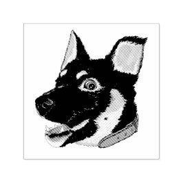 Carimbo Auto Entintado German shepherd Puppy Dog Lover