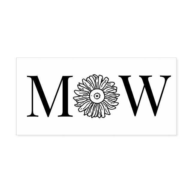 Carimbo Auto Entintado Girassol 1 Casal Casamento 2 Monograma inicial (Design)