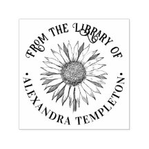 Girassol Floral #2B Redondo Nome do Livro da Bibli