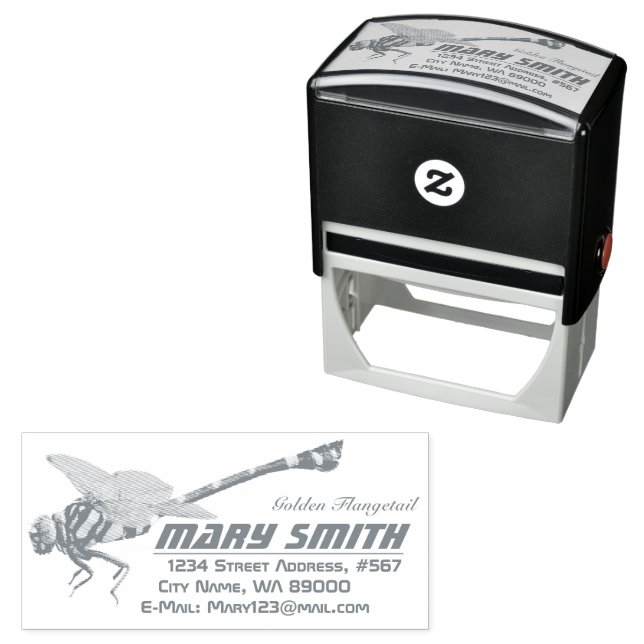 Carimbo Auto Entintado Golden Flangetail (In Situ)