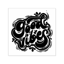Carimbo Auto Entintado Good Vibes Self-inking Stamp