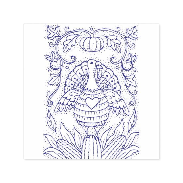 CARIMBO AUTO ENTINTADO GRAÇAS DE AGRADECIMENTO À TURQUIA, AO MILHO E AO P (Design)