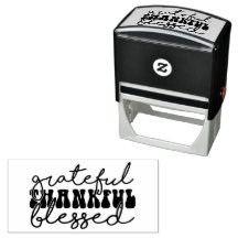 Grateful Thankful Blessed - Thanksgiving 