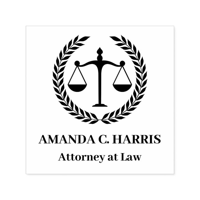 Carimbo Auto Entintado Great for Lawyers, Attorneys, Judges, Law Clerks,  (Design)