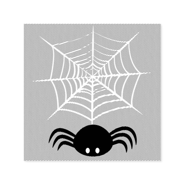 Carimbo Auto Entintado Halloween Spider Web (Design)