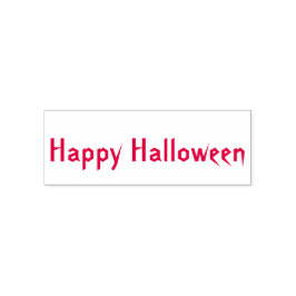 Carimbo Auto Entintado Happy Halloween Self Inking Rubber Stamp
