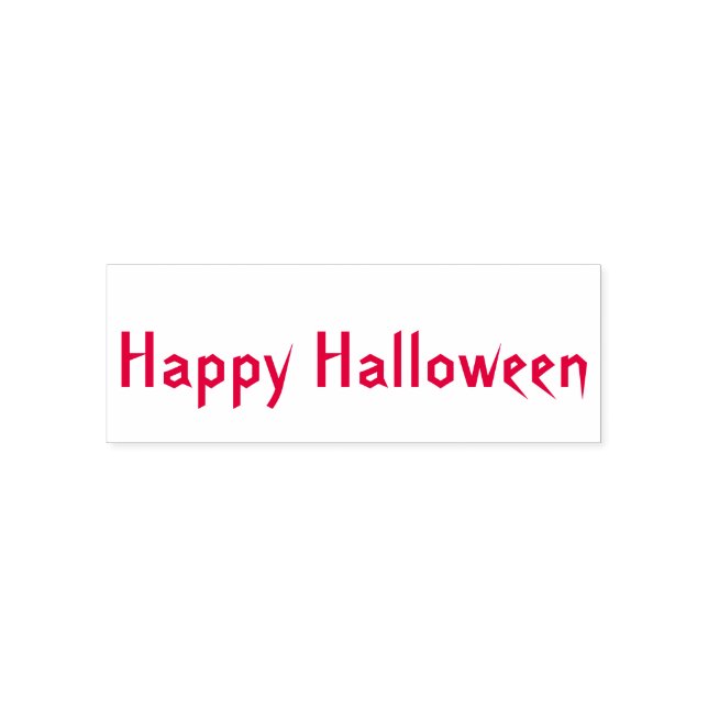 Carimbo Auto Entintado Happy Halloween Self Inking Rubber Stamp (Design)