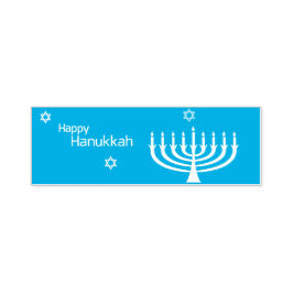 Carimbo Auto Entintado Happy Hanukkah