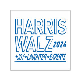 Carimbo Auto Entintado Harris Walz 2024 Eleição Presidencial