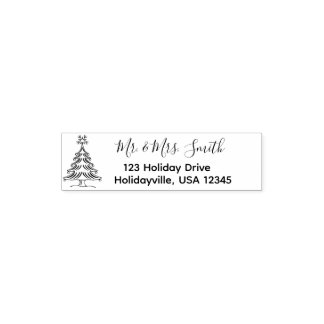 Carimbo Auto Entintado Holiday Self-Inking Stamp