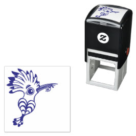 Carimbo Auto Entintado Hoopoe Bird