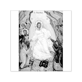 Carimbo Auto Entintado Ícone Ortodoxo da Ressurreição da Anastase