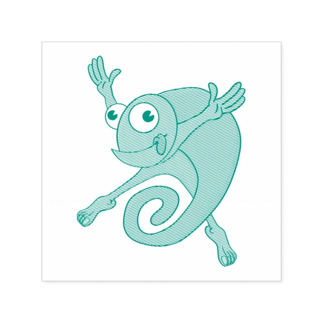 Carimbo Auto Entintado Incrível Chameleon (Design)