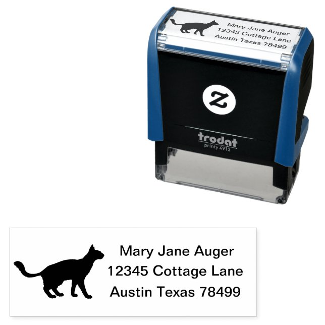 Carimbo Auto Entintado Javanese Cat Personalizado (In Situ)