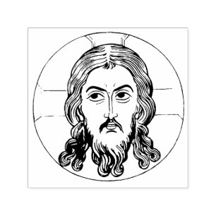 Carimbo Auto Entintado Jesus Cristo, Mandylion