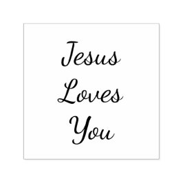 Carimbo Auto Entintado Jesus te ama