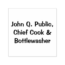 Carimbo Auto Entintado John Q. Public, Personalizável para Qualquer Nome 