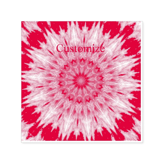 Carimbo Auto Entintado Kaleidoscópio Blue Chakra Thunder_Cove (Design)