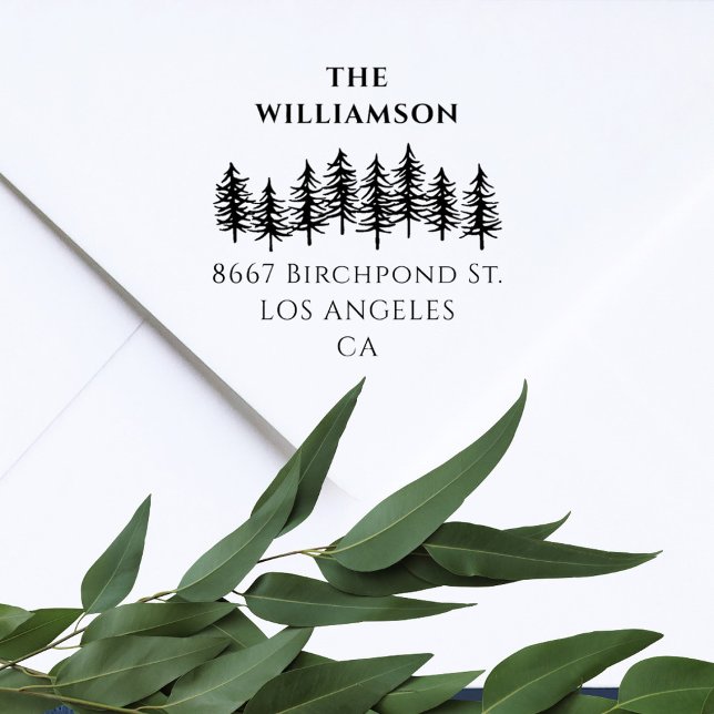 Carimbo Auto Entintado La elegante dirección de la familia Win (Criador carregado)