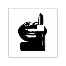 Carimbo Auto Entintado Lábios