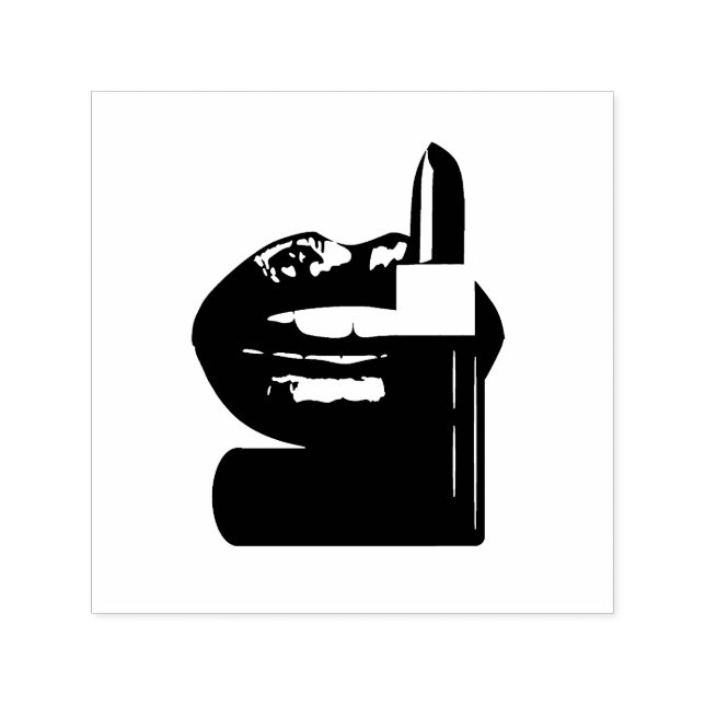 Carimbo Auto Entintado Lábios (Design)