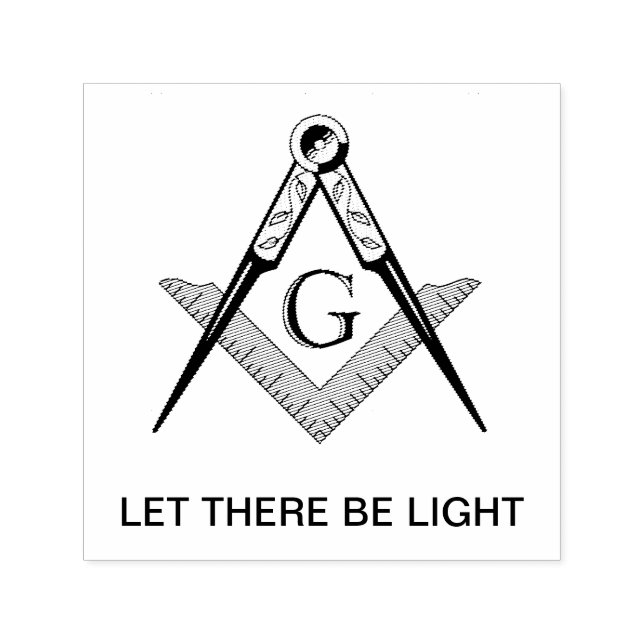 Carimbo Auto Entintado Let there be light rubber stamp  (Design)