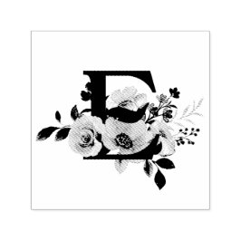 Carimbo Auto Entintado Letra E