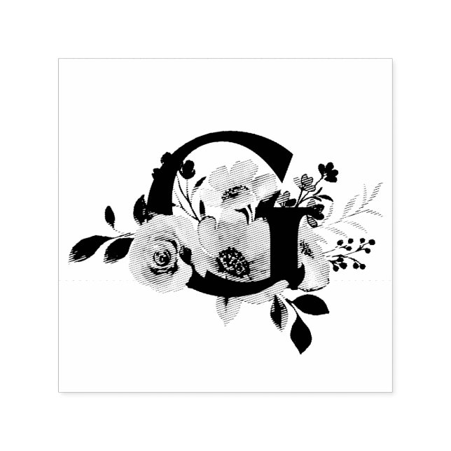 Carimbo Auto Entintado Letra G (Design)