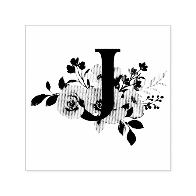 Carimbo Auto Entintado Letra J (Design)