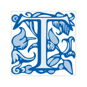 Carimbo Auto Entintado Letra Manuscrita Medieval T