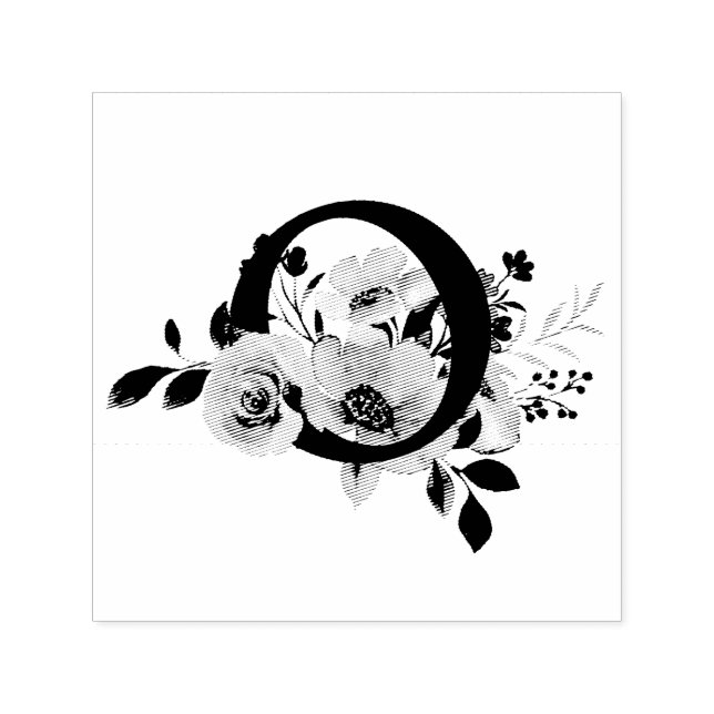 Carimbo Auto Entintado Letra O (Design)