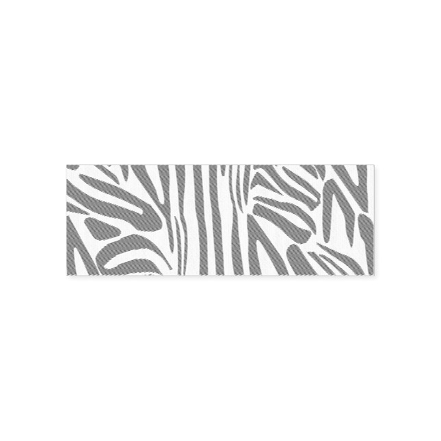 Carimbo Auto Entintado Listras de zebra rosa (Design)