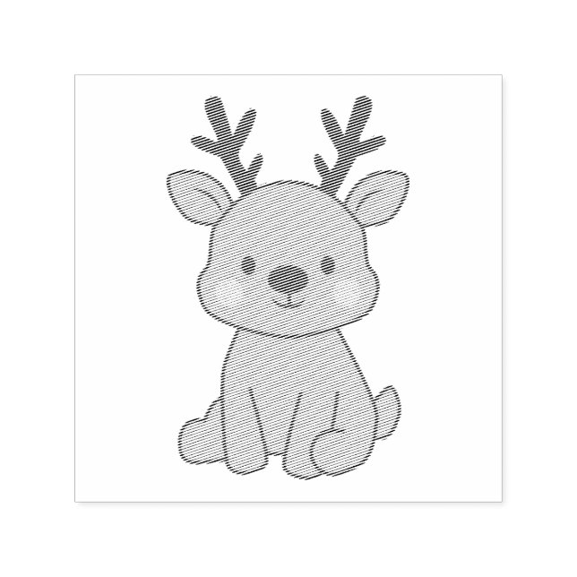 Carimbo Auto Entintado Little Reindeer (Design)
