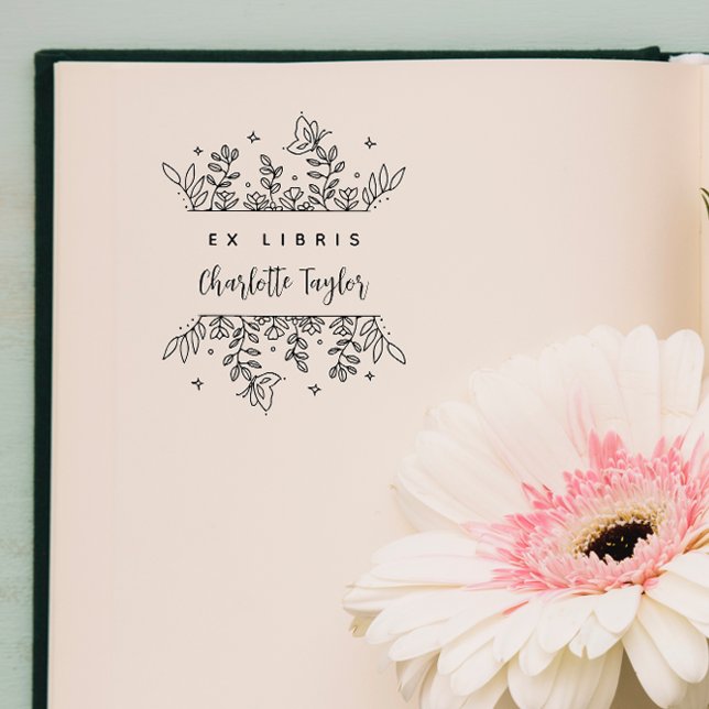 Carimbo Auto Entintado Livro Personalizado de Floresta Encantada por Chic (Criador carregado)