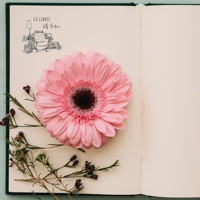 Carimbo Auto Entintado Livros de Biblioteca Personalizada da Sala Silenci (Criador carregado)