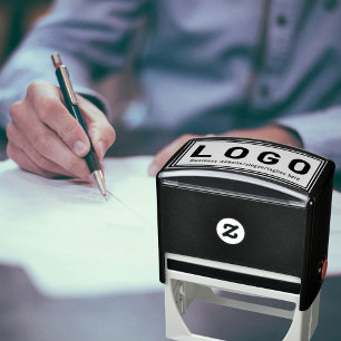 Carimbo Auto Entintado Logotipo comercial