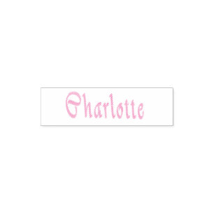 Carimbo Auto Entintado Logotipo conhecido de Charlotte,