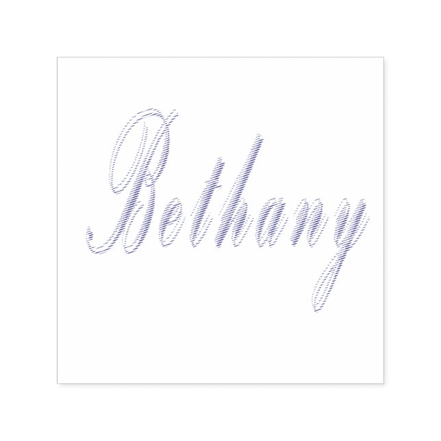 Carimbo Auto Entintado Logotipo do nome da Bethany (Design)
