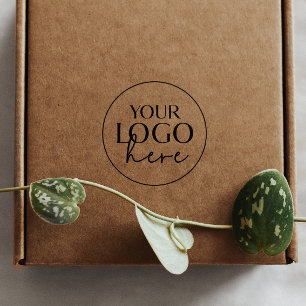 Carimbo Auto Entintado Logotipo Empresarial Personalizado Tipografia Chic