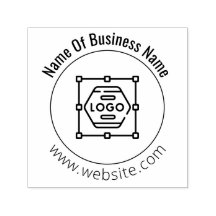 Logotipo Empresarial Redondo Personalizado da Sua 