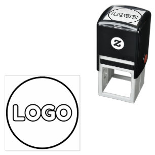 Carimbo Auto Entintado Logotipo Personalizado para Negócios Personalizar