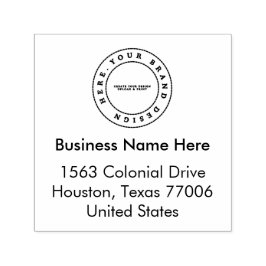 Carimbo Auto Entintado Logotipo simples para empresas personalizadas | No