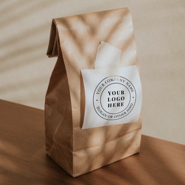 Carimbo Auto Entintado Logotipo & Slogan Personalizado para Negócios (Criador carregado)