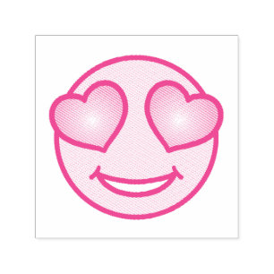 Carimbo Auto Entintado Love Emoji