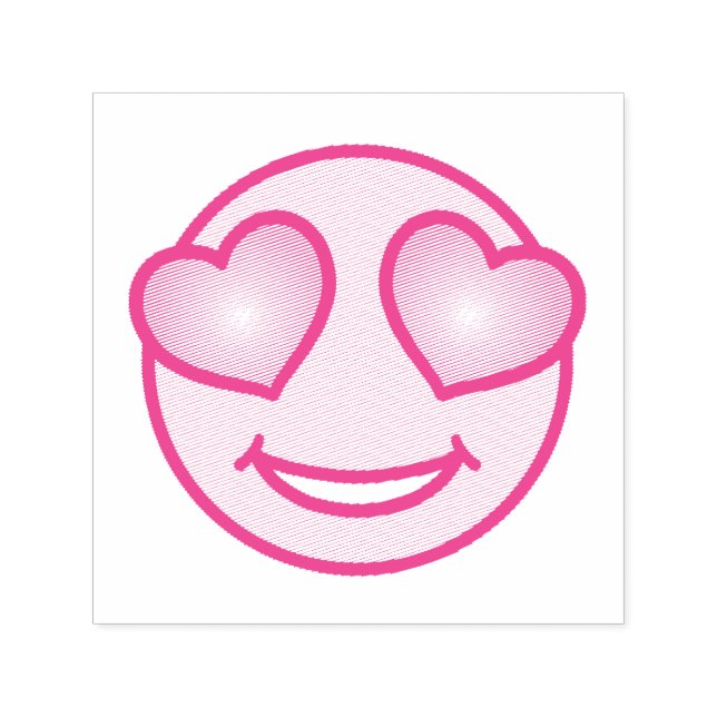 Carimbo Auto Entintado Love Emoji (Design)