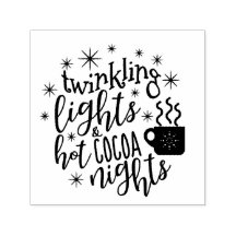 Luzes brilhantes Noites de chocolate quente ID593